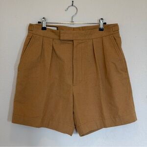 Gucci pleated cotton shorts